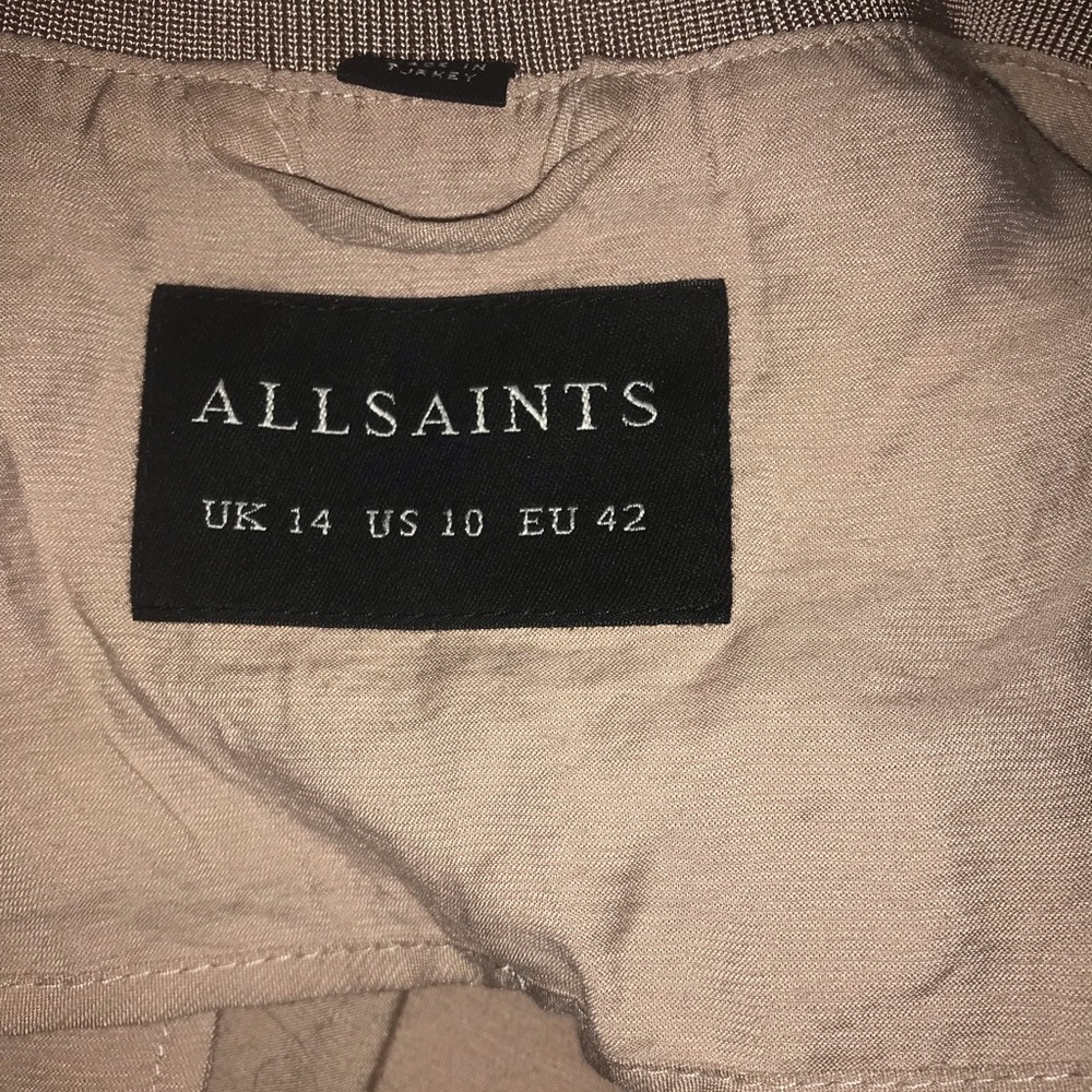 All Saints Dusty pink Duster Coat - Picture 5 of 8